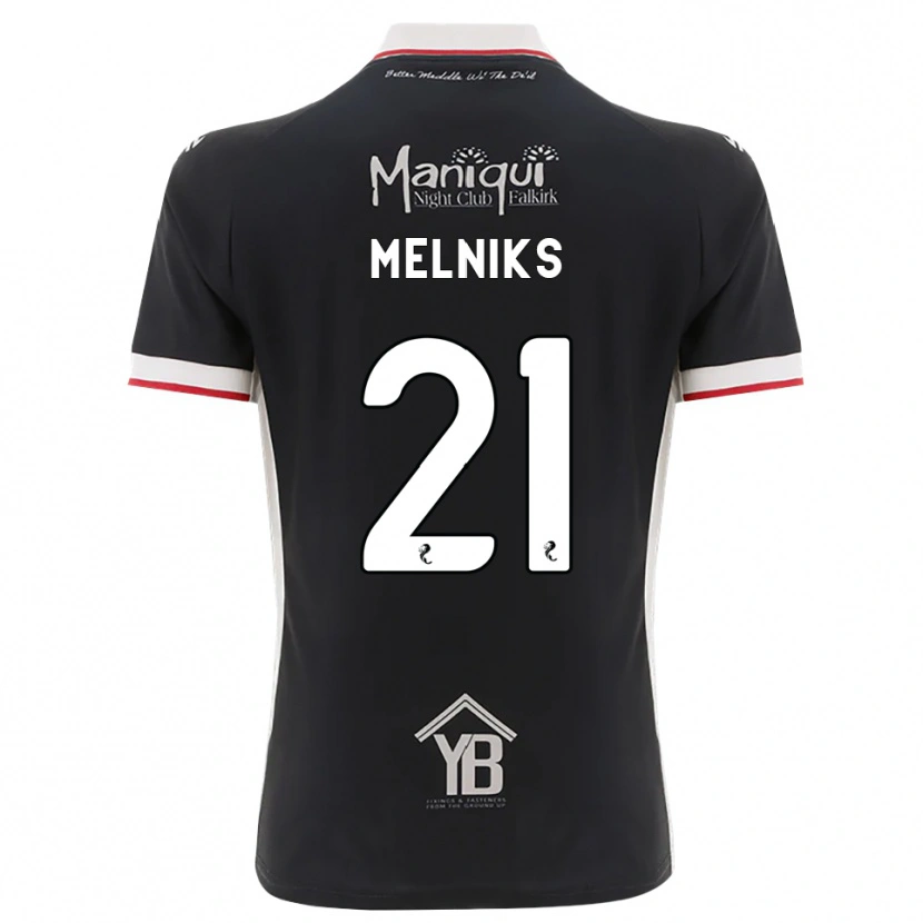 Danxen Kinder Deniss Melniks #21 Schwarz Weiß Rot Heimtrikot Trikot 2026/27 T-Shirt Schweiz
