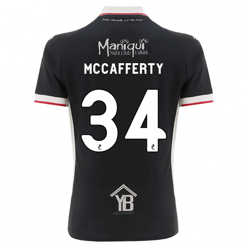 Danxen Kinder Flynn Mccafferty #34 Schwarz Weiß Rot Heimtrikot Trikot 2026/27 T-Shirt Schweiz