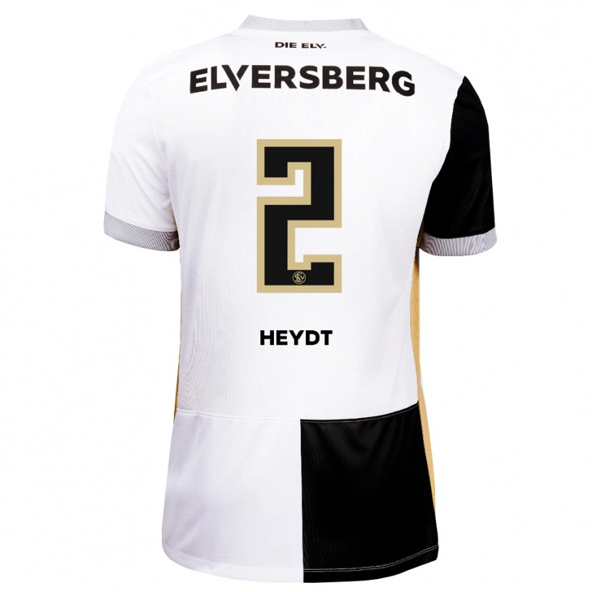 Danxen Kinder Robin Heydt #2 Schwarz Weiß Braun Heimtrikot Trikot 2026/27 T-Shirt Schweiz