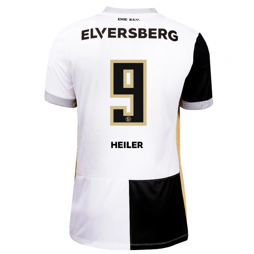 Danxen Kinder Luca Heiler #9 Schwarz Weiß Braun Heimtrikot Trikot 2026/27 T-Shirt Schweiz