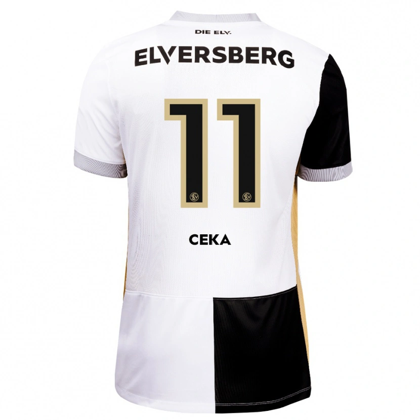 Danxen Kinder Jason Ceka #11 Schwarz Weiß Braun Heimtrikot Trikot 2026/27 T-Shirt Schweiz