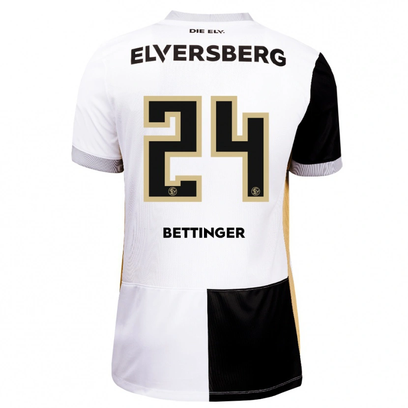 Danxen Kinder Pierre Bettinger #24 Schwarz Weiß Braun Heimtrikot Trikot 2026/27 T-Shirt Schweiz