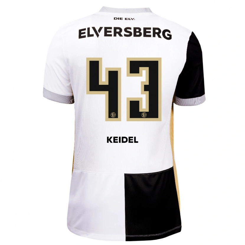 Danxen Kinder Felix Keidel #43 Schwarz Weiß Braun Heimtrikot Trikot 2026/27 T-Shirt Schweiz