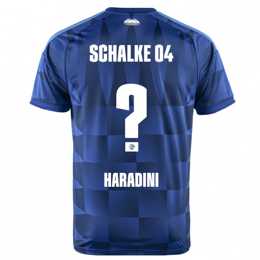 Danxen Kinder Hassan Haradini #0 Dunkelblau Gelb Weiß Heimtrikot Trikot 2026/27 T-Shirt Schweiz