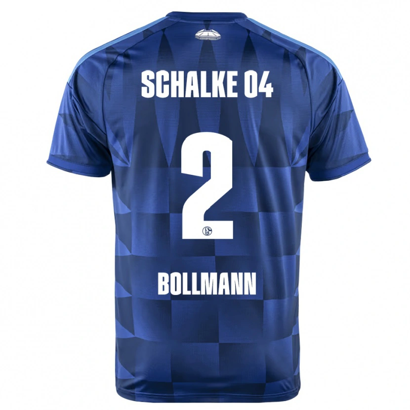 Danxen Kinder Nathalie Bollmann #2 Dunkelblau Gelb Weiß Heimtrikot Trikot 2026/27 T-Shirt Schweiz