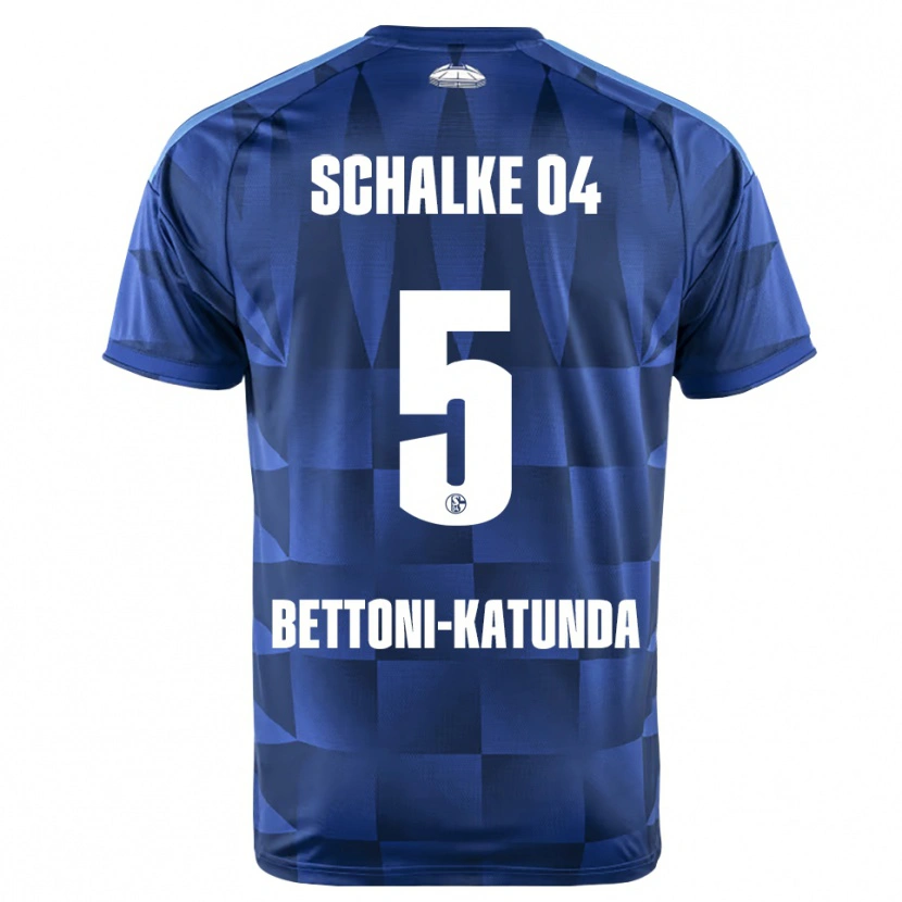 Danxen Kinder Claudio Bettoni-Katunda #5 Dunkelblau Gelb Weiß Heimtrikot Trikot 2026/27 T-Shirt Schweiz