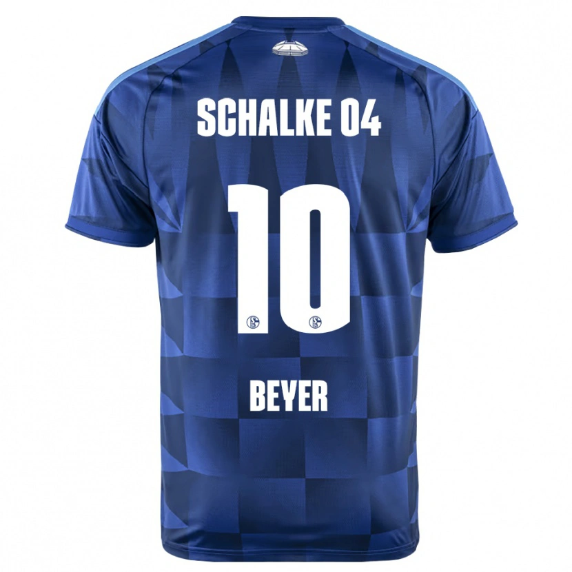Danxen Kinder Pia Beyer #10 Dunkelblau Gelb Weiß Heimtrikot Trikot 2026/27 T-Shirt Schweiz
