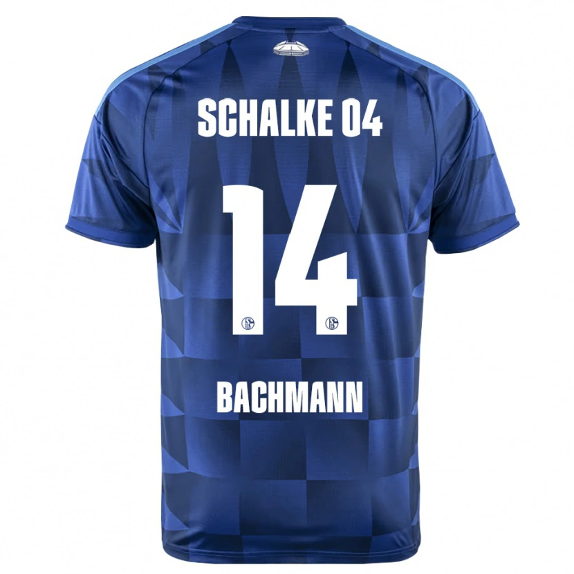 Danxen Kinder Janik Bachmann #14 Dunkelblau Gelb Weiß Heimtrikot Trikot 2026/27 T-Shirt Schweiz
