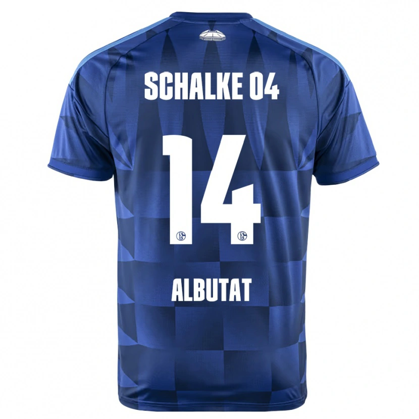 Danxen Kinder Tim Albutat #14 Dunkelblau Gelb Weiß Heimtrikot Trikot 2026/27 T-Shirt Schweiz