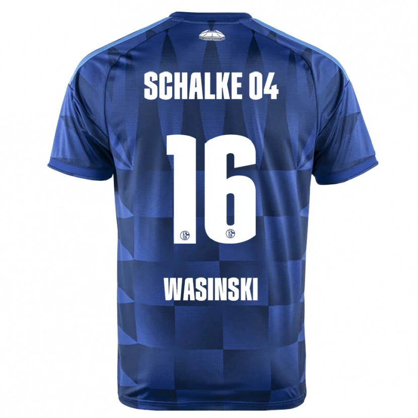Danxen Kinder Martin Wasinski #16 Dunkelblau Gelb Weiß Heimtrikot Trikot 2026/27 T-Shirt Schweiz