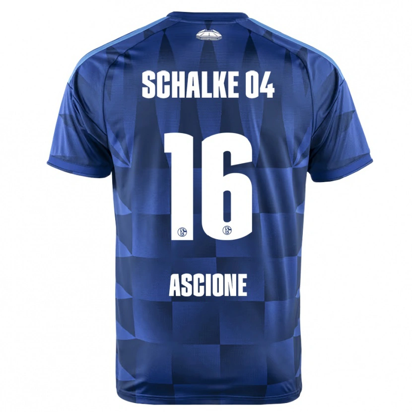 Danxen Kinder Marco Ascione #16 Dunkelblau Gelb Weiß Heimtrikot Trikot 2026/27 T-Shirt Schweiz