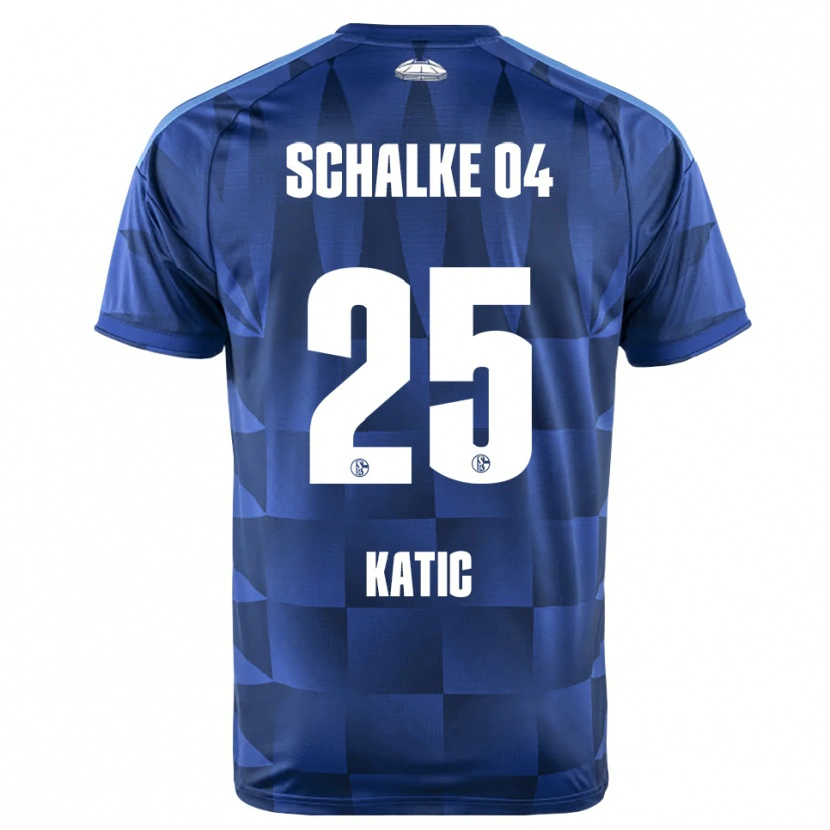Danxen Kinder Nikola Katic #25 Dunkelblau Gelb Weiß Heimtrikot Trikot 2026/27 T-Shirt Schweiz