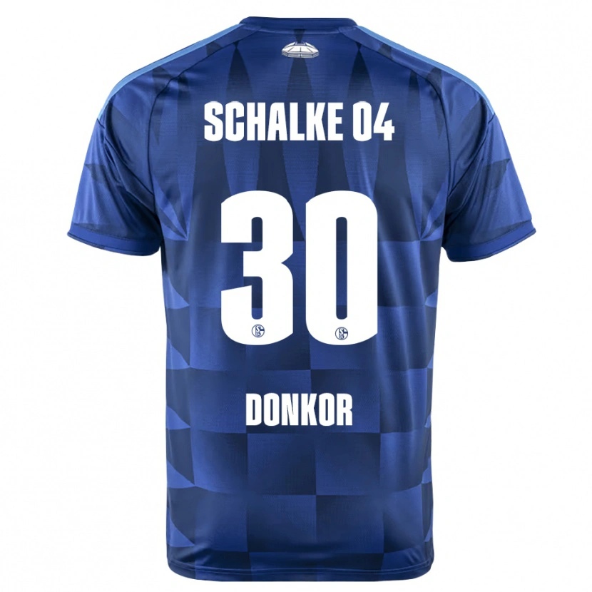 Danxen Kinder Anton Donkor #30 Dunkelblau Gelb Weiß Heimtrikot Trikot 2026/27 T-Shirt Schweiz