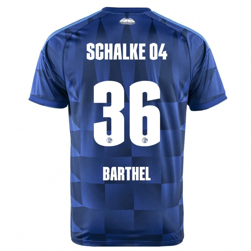 Danxen Kinder Niklas Barthel #36 Dunkelblau Gelb Weiß Heimtrikot Trikot 2026/27 T-Shirt Schweiz