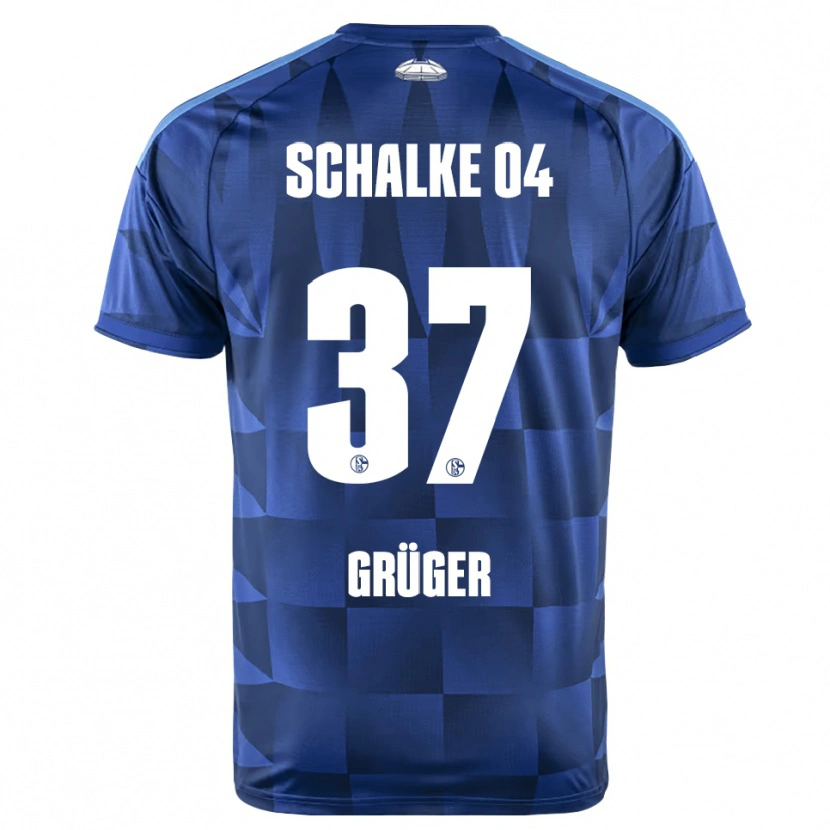 Danxen Kinder Max Grüger #37 Dunkelblau Gelb Weiß Heimtrikot Trikot 2026/27 T-Shirt Schweiz