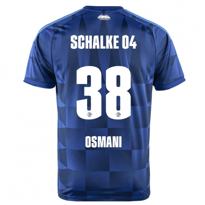 Danxen Kinder Tristan Osmani #38 Dunkelblau Gelb Weiß Heimtrikot Trikot 2026/27 T-Shirt Schweiz