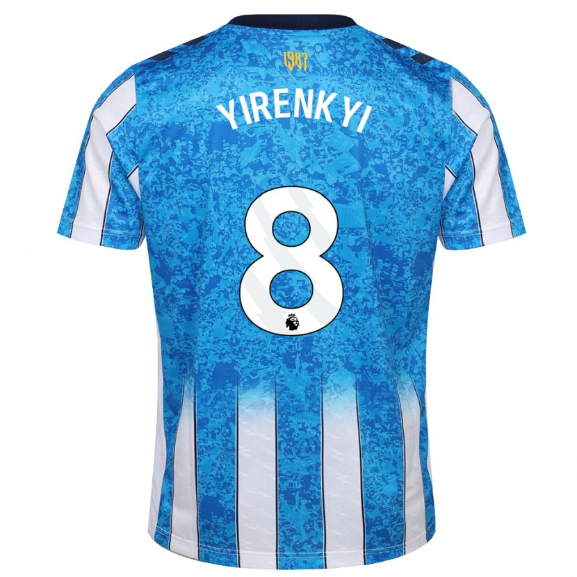 Danxen Kinder Caleb Yirenkyi #8 Weiß Blau Orange Heimtrikot Trikot 2026/27 T-Shirt Schweiz