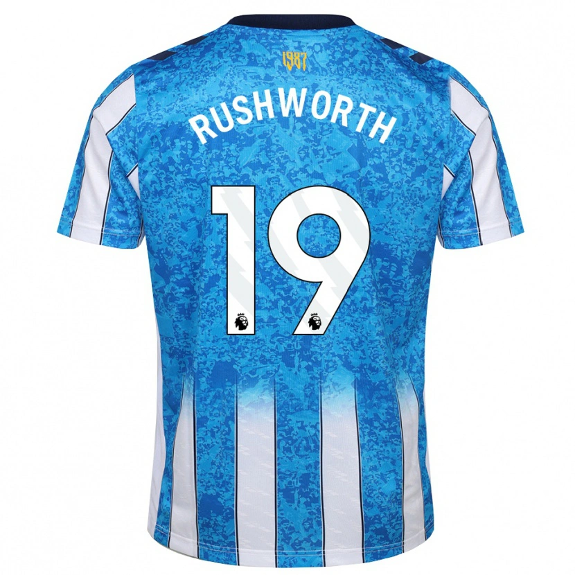 Danxen Kinder Carl Rushworth #19 Weiß Blau Orange Heimtrikot Trikot 2026/27 T-Shirt Schweiz