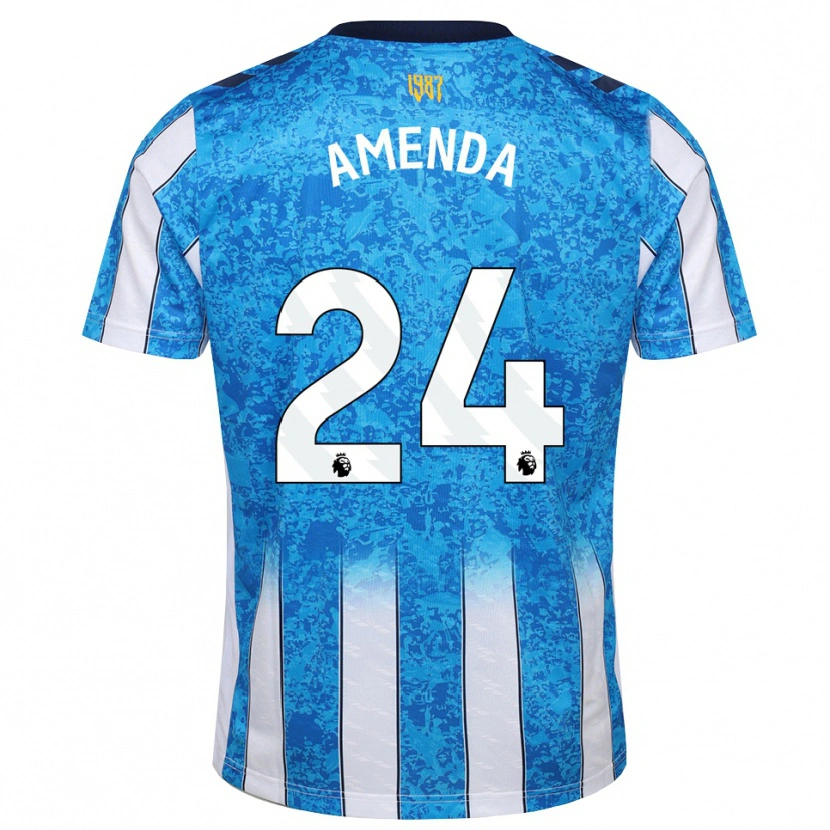Danxen Kinder Aurèle Amenda #24 Weiß Blau Orange Heimtrikot Trikot 2026/27 T-Shirt Schweiz