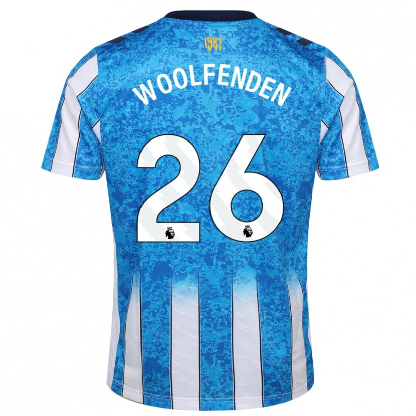 Danxen Kinder Luke Woolfenden #26 Weiß Blau Orange Heimtrikot Trikot 2026/27 T-Shirt Schweiz