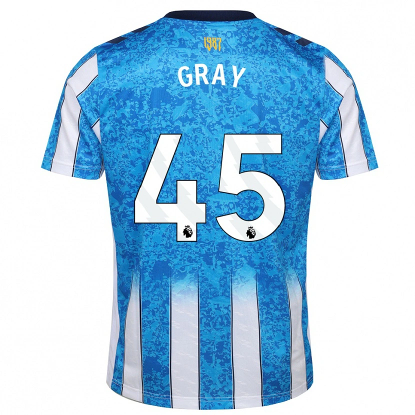 Danxen Kinder Harrison Gray #45 Weiß Blau Orange Heimtrikot Trikot 2026/27 T-Shirt Schweiz