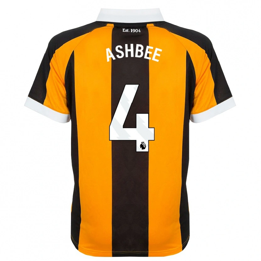 Danxen Kinder Stanley Ashbee #4 Orange Schwarz Weiß Heimtrikot Trikot 2026/27 T-Shirt Schweiz