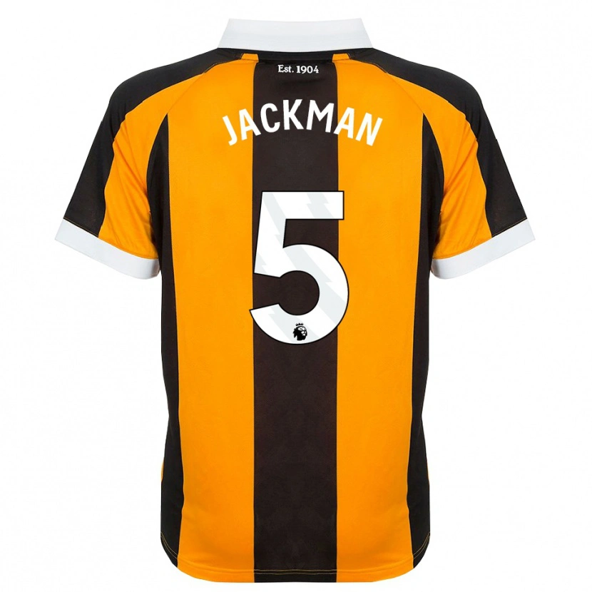 Danxen Kinder Ellice Jackman #5 Orange Schwarz Weiß Heimtrikot Trikot 2026/27 T-Shirt Schweiz