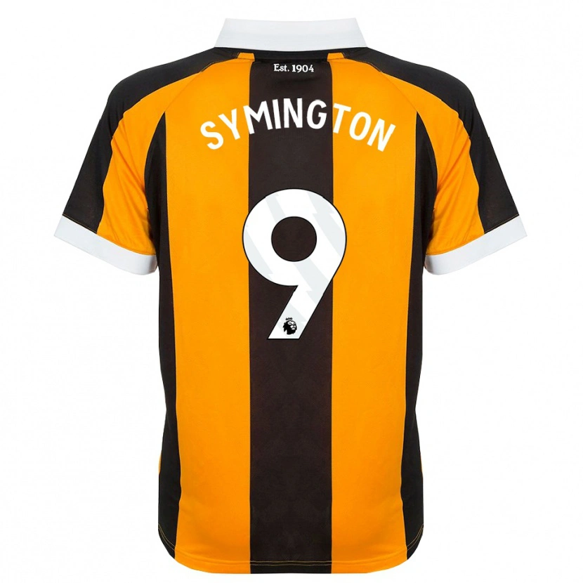 Danxen Kinder Jo Symington #9 Orange Schwarz Weiß Heimtrikot Trikot 2026/27 T-Shirt Schweiz