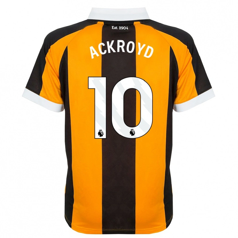 Danxen Kinder Rachael Ackroyd #10 Orange Schwarz Weiß Heimtrikot Trikot 2026/27 T-Shirt Schweiz