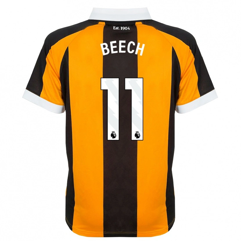 Danxen Kinder Rebecca Beech #11 Orange Schwarz Weiß Heimtrikot Trikot 2026/27 T-Shirt Schweiz