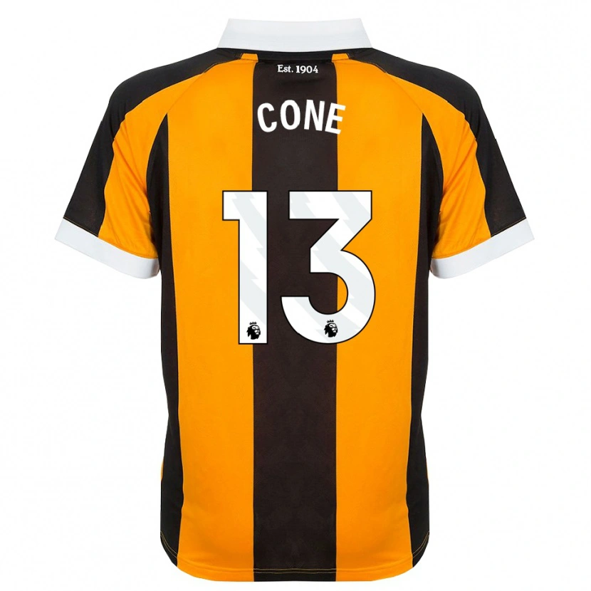 Danxen Kinder Sharla Cone #13 Orange Schwarz Weiß Heimtrikot Trikot 2026/27 T-Shirt Schweiz