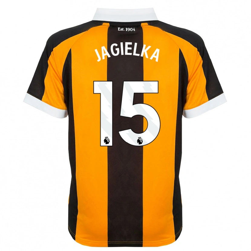Danxen Kinder Zac Jagielka #15 Orange Schwarz Weiß Heimtrikot Trikot 2026/27 T-Shirt Schweiz