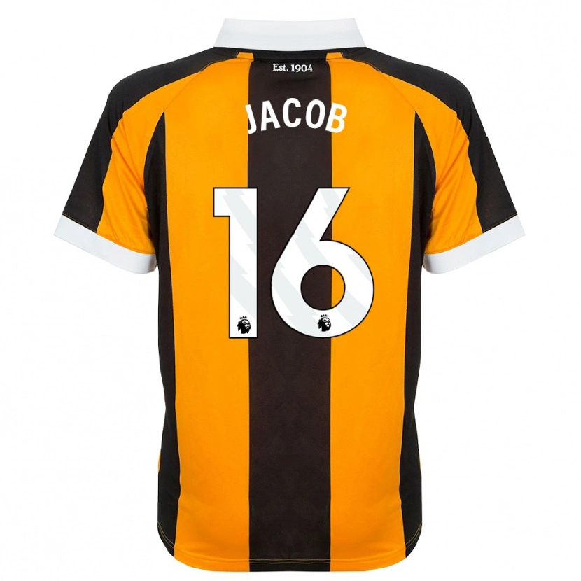 Danxen Kinder Matty Jacob #16 Orange Schwarz Weiß Heimtrikot Trikot 2026/27 T-Shirt Schweiz