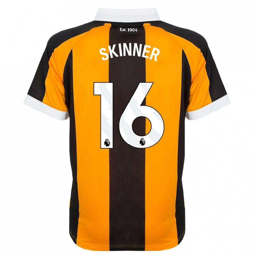 Danxen Kinder Harley Skinner #16 Orange Schwarz Weiß Heimtrikot Trikot 2026/27 T-Shirt Schweiz