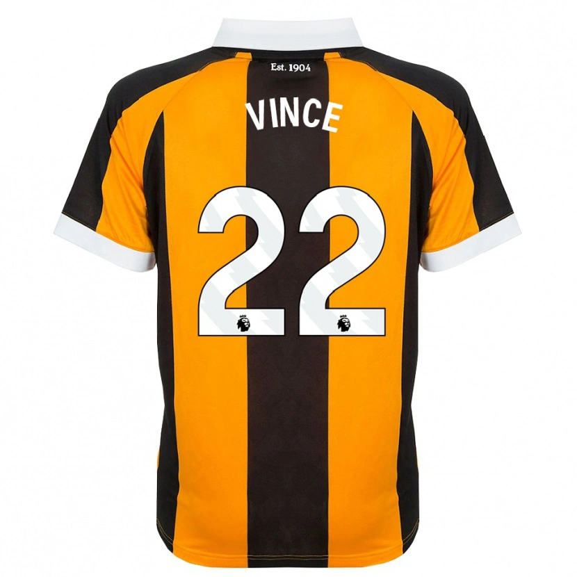 Danxen Kinder Anna Vince #22 Orange Schwarz Weiß Heimtrikot Trikot 2026/27 T-Shirt Schweiz