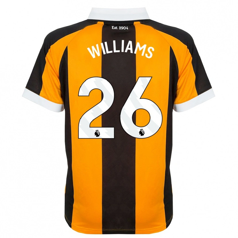 Danxen Kinder Annabel Williams #26 Orange Schwarz Weiß Heimtrikot Trikot 2026/27 T-Shirt Schweiz