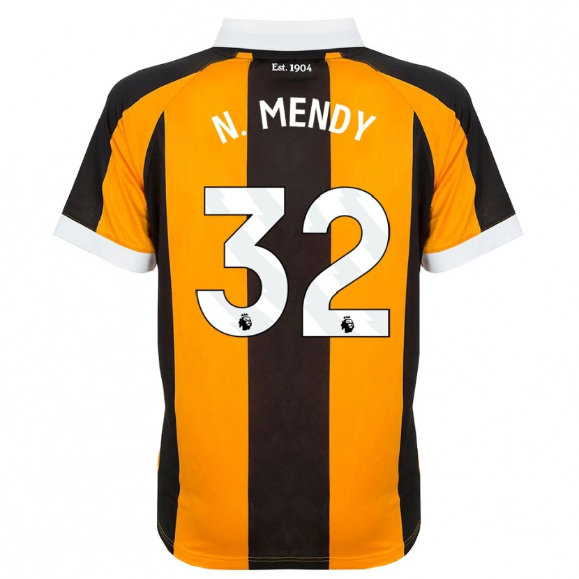 Danxen Kinder Nobel Mendy #32 Orange Schwarz Weiß Heimtrikot Trikot 2026/27 T-Shirt Schweiz