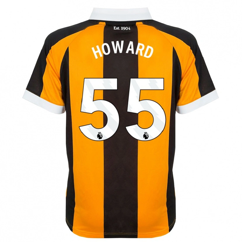 Danxen Kinder Archie Howard #55 Orange Schwarz Weiß Heimtrikot Trikot 2026/27 T-Shirt Schweiz