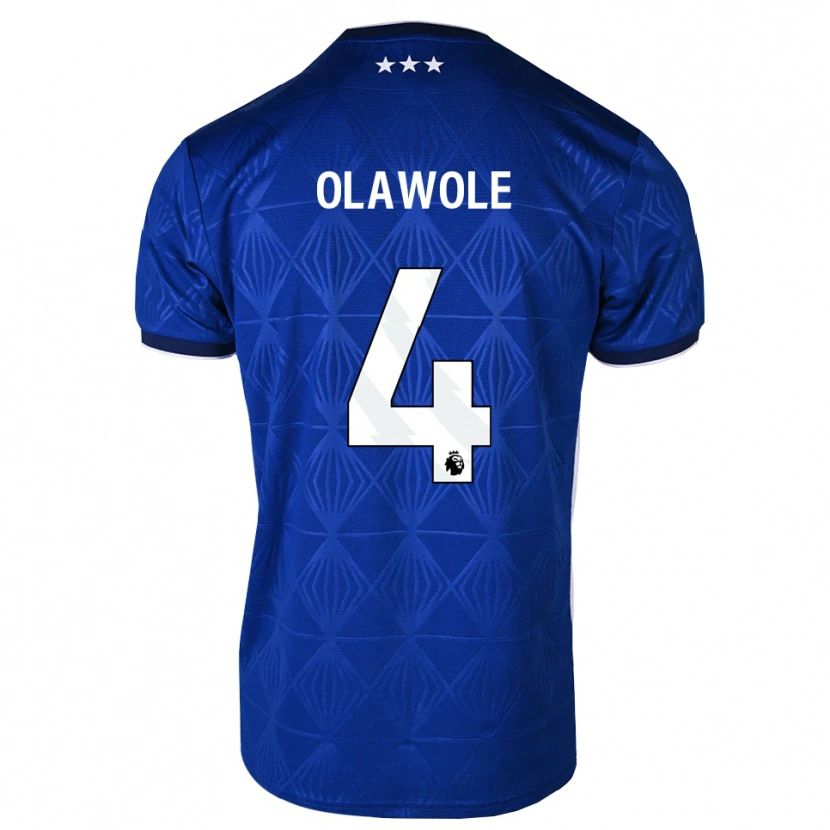 Danxen Kinder Kellyan Olawole #4 Mittelblau Weiß Rot Heimtrikot Trikot 2026/27 T-Shirt Schweiz