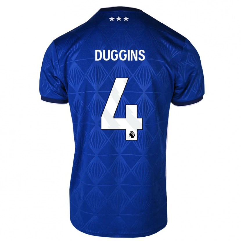 Danxen Kinder Harvey Duggins #4 Mittelblau Weiß Rot Heimtrikot Trikot 2026/27 T-Shirt Schweiz