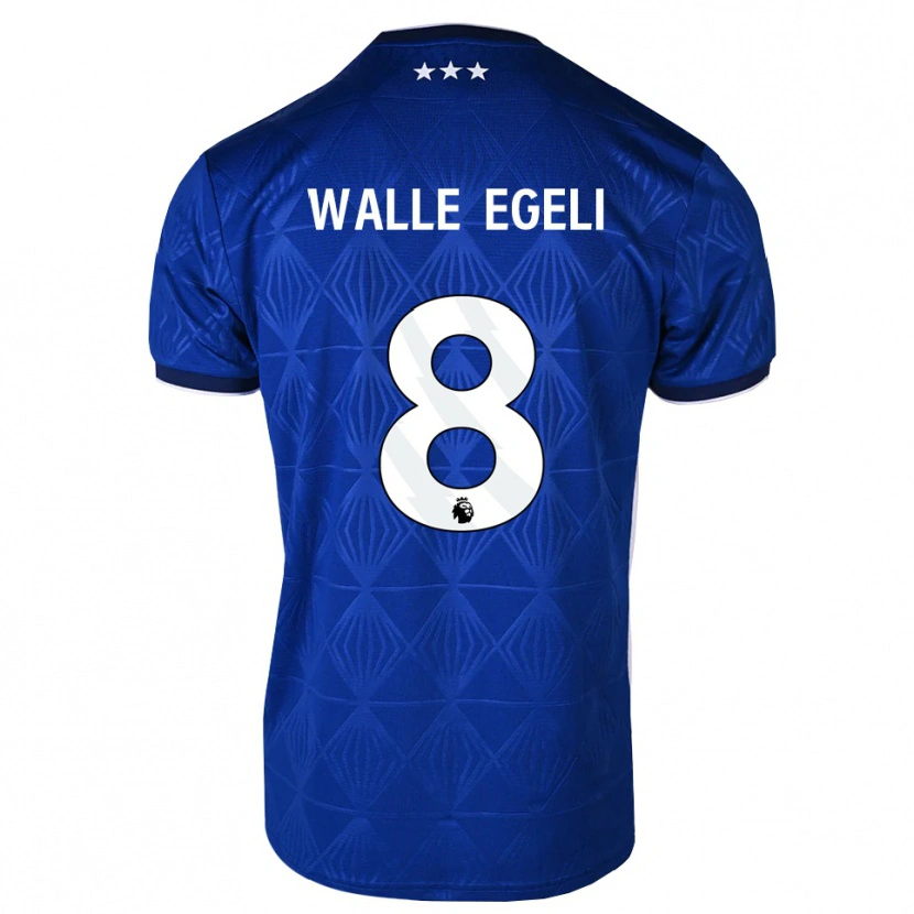 Danxen Kinder Sindre Walle Egeli #8 Mittelblau Weiß Rot Heimtrikot Trikot 2026/27 T-Shirt Schweiz
