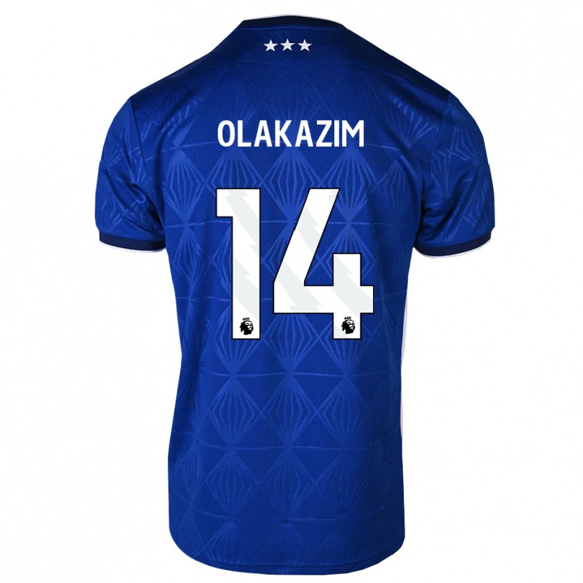 Danxen Kinder Mustaan Olakazim #14 Mittelblau Weiß Rot Heimtrikot Trikot 2026/27 T-Shirt Schweiz