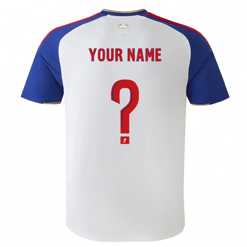 Danxen Kinder Ihren Namen #0 Königsblau Rot Weiß Heimtrikot Trikot 2026/27 T-Shirt Schweiz
