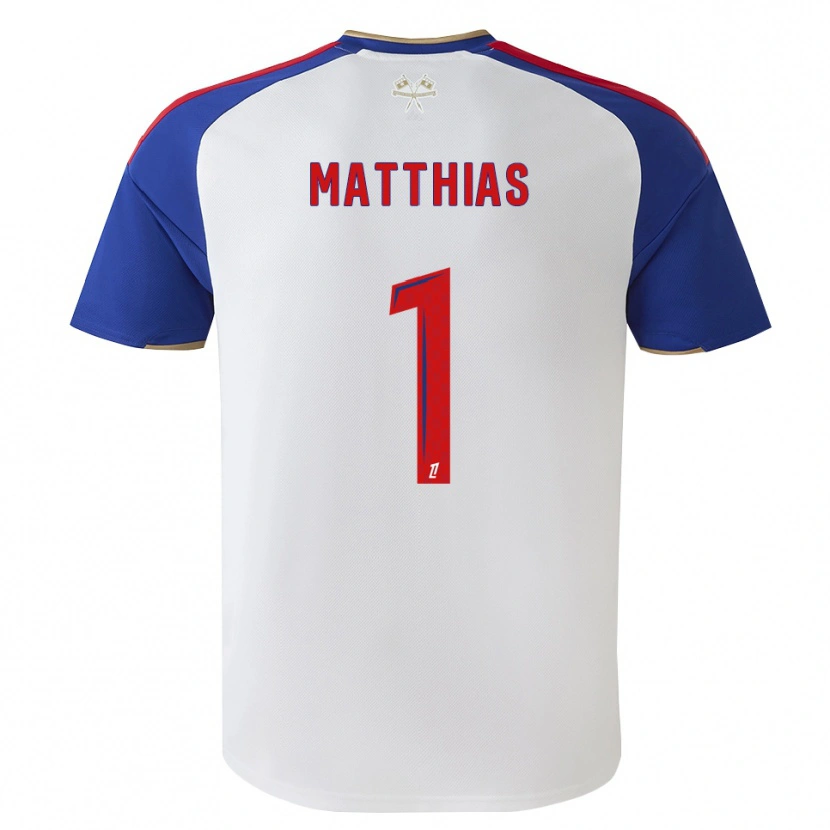 Danxen Kinder Matthias Da Silva #1 Königsblau Rot Weiß Heimtrikot Trikot 2026/27 T-Shirt Schweiz