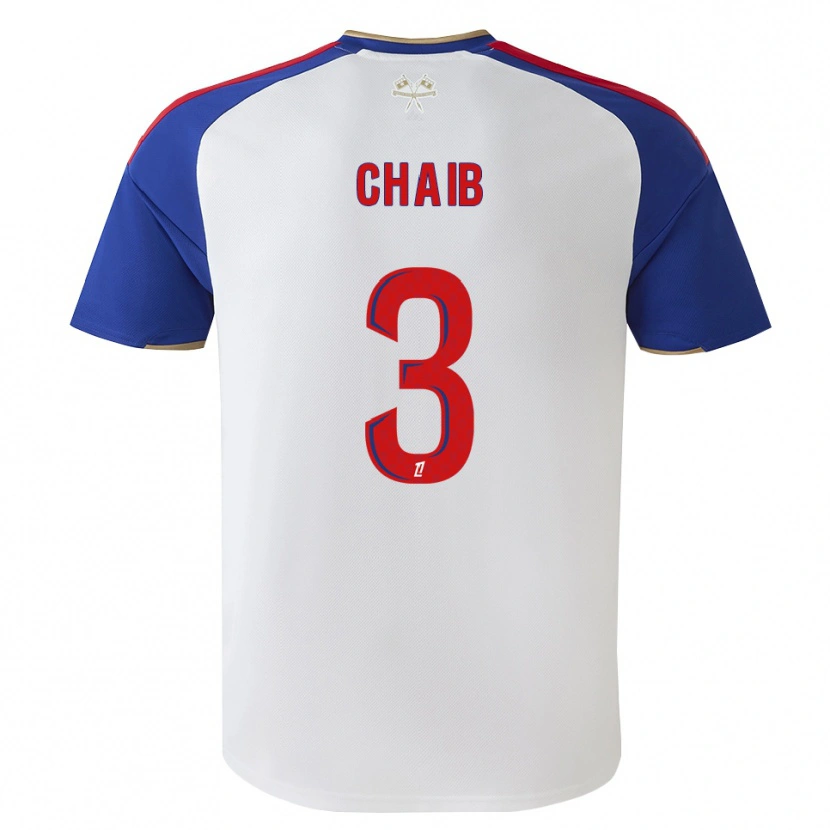 Danxen Kinder Yacine Chaib #3 Königsblau Rot Weiß Heimtrikot Trikot 2026/27 T-Shirt Schweiz