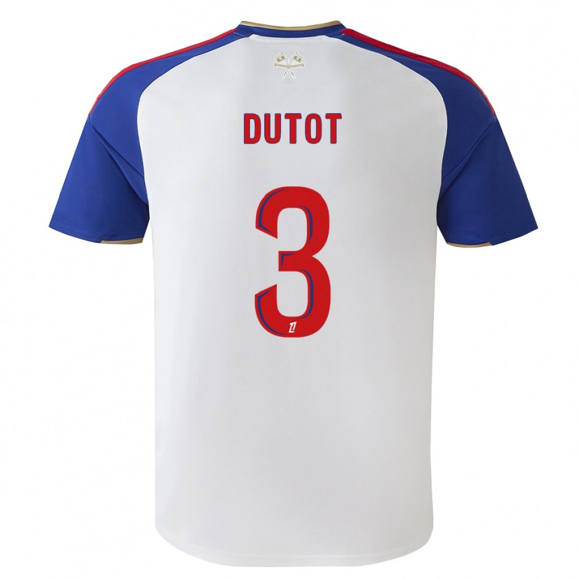 Danxen Kinder Timothée Dutot #3 Königsblau Rot Weiß Heimtrikot Trikot 2026/27 T-Shirt Schweiz