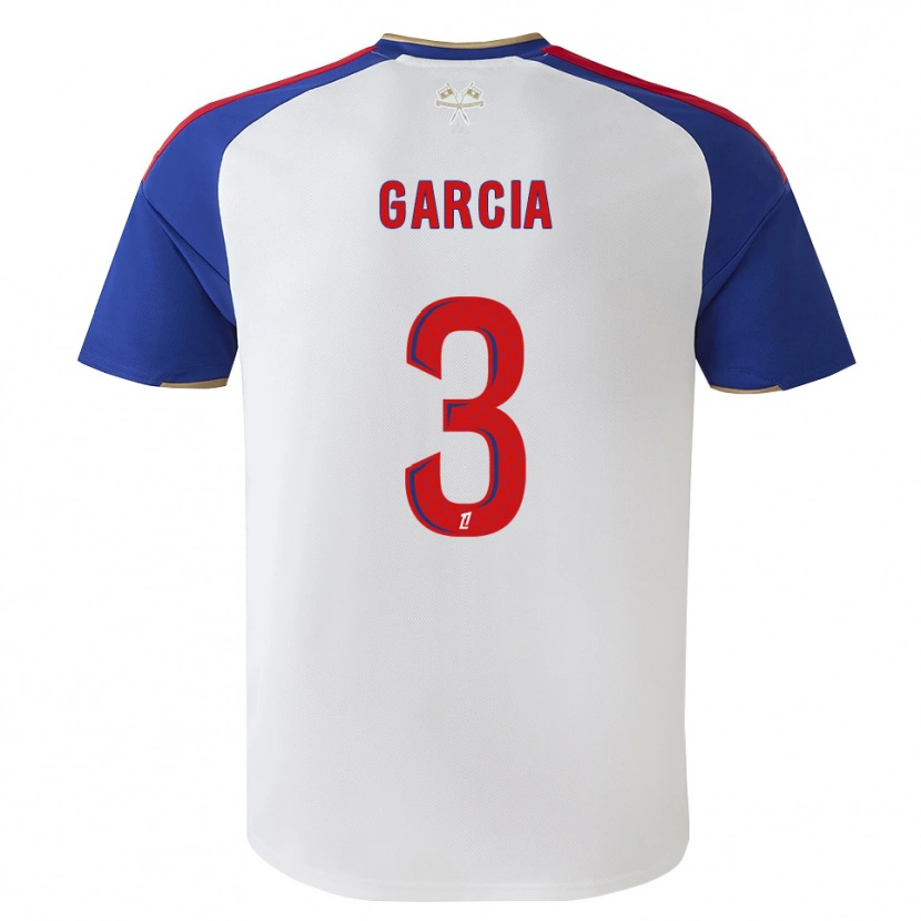 Danxen Kinder Angel García #3 Königsblau Rot Weiß Heimtrikot Trikot 2026/27 T-Shirt Schweiz