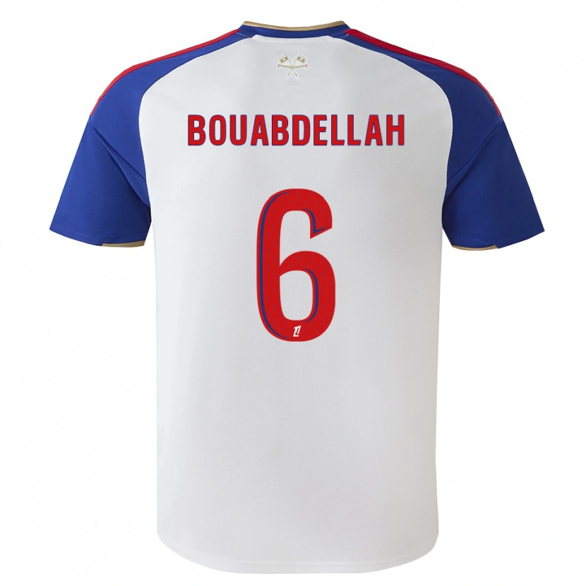 Danxen Kinder Jalis Bouabdellah #6 Königsblau Rot Weiß Heimtrikot Trikot 2026/27 T-Shirt Schweiz