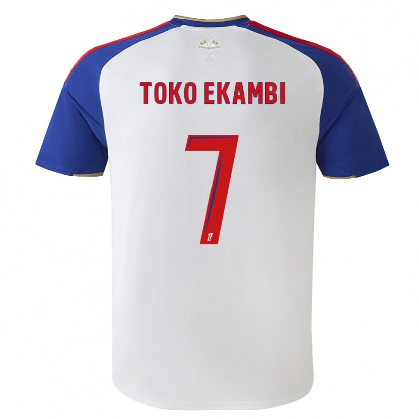 Danxen Kinder Karl Toko Ekambi #7 Königsblau Rot Weiß Heimtrikot Trikot 2026/27 T-Shirt Schweiz
