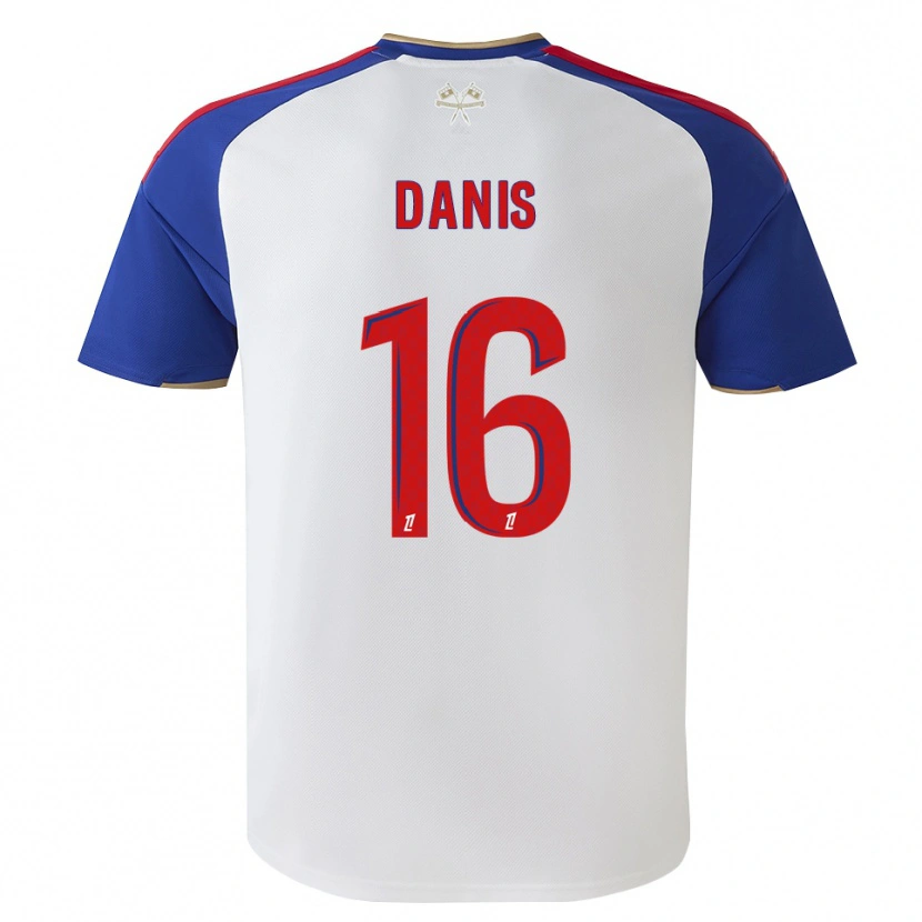 Danxen Kinder Adrien Danis #16 Königsblau Rot Weiß Heimtrikot Trikot 2026/27 T-Shirt Schweiz